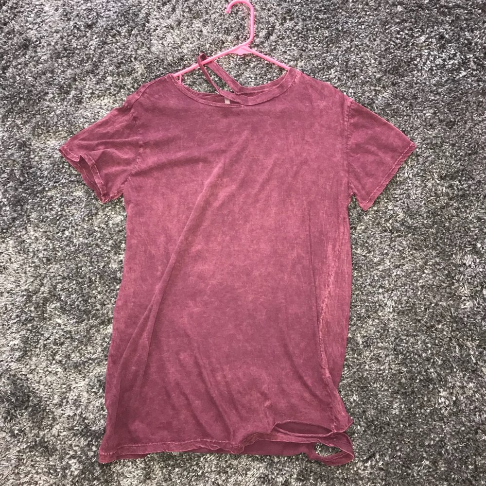 NWOT Fashion Nova Distressed Tunic